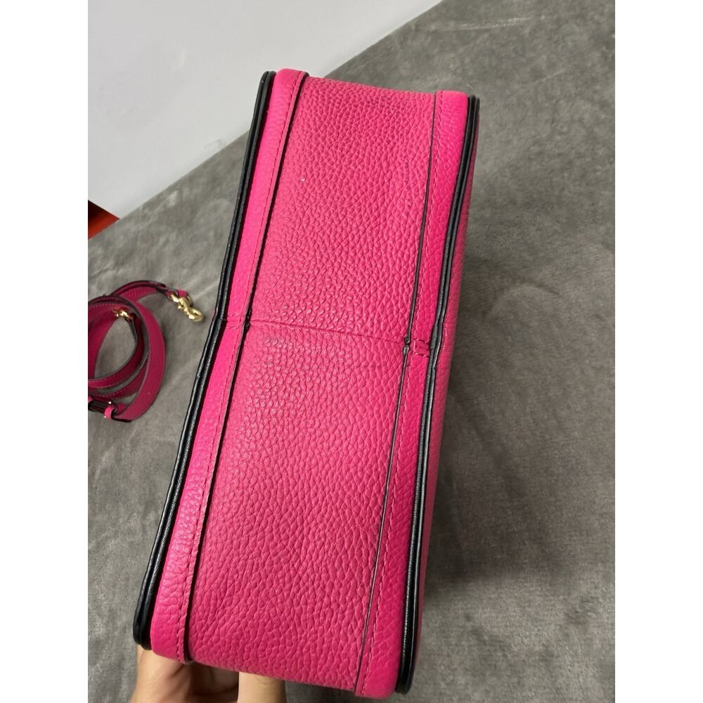 Marc Jacobs The Box 20 Diva Pink Leather Crossbody Top Handle Bag - Picture 11 of 15